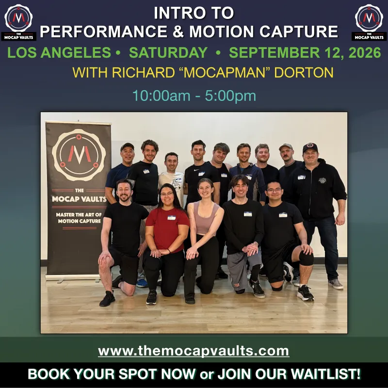 Intro to Performance Capture LA - September 12, 2026