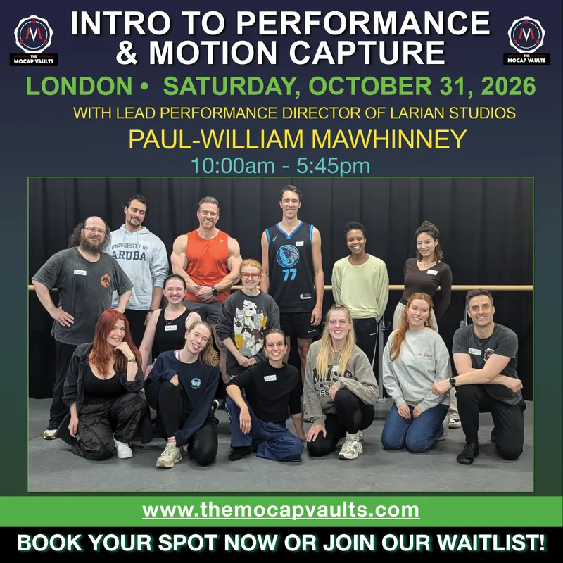 Intro to Performance & Motion Capture - London Oct. 31