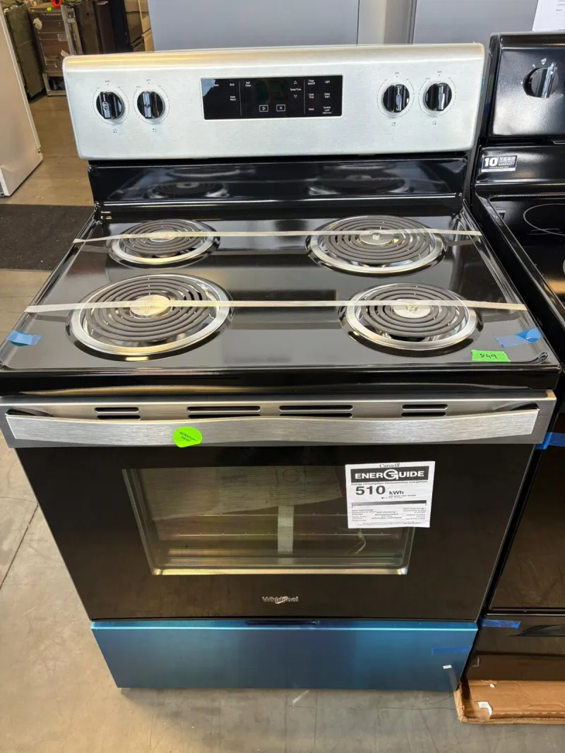Whirlpool YWFC315S0JS Electric Range, 4.8 cu. ft. Capacity, 30 inch