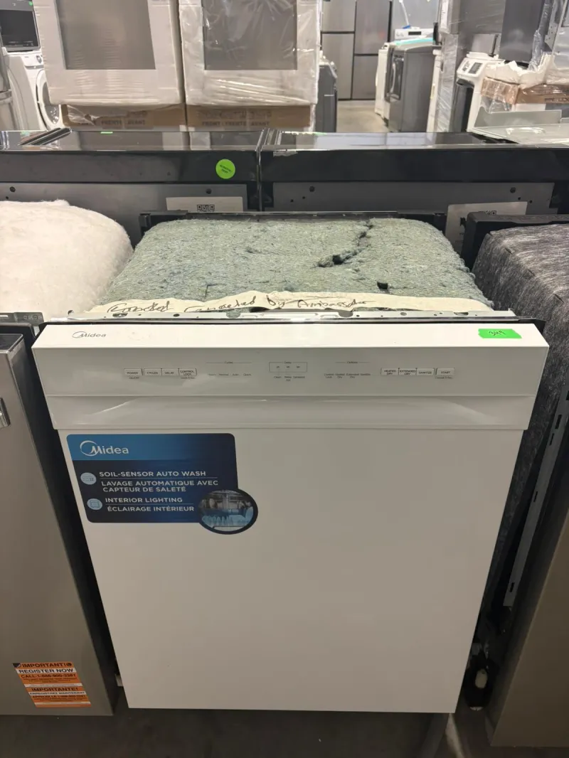 Midea MDF24P1AWW Dishwasher, 24 inch 