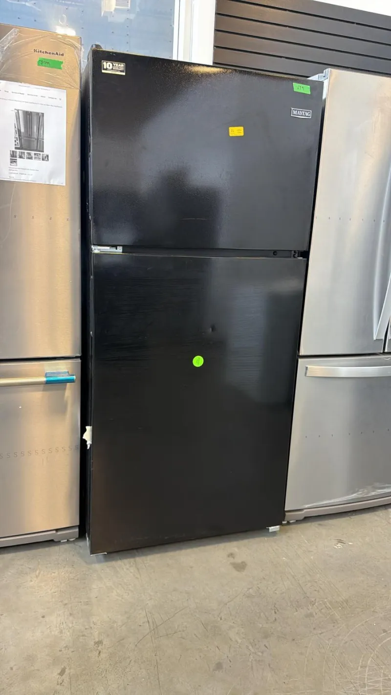 Maytag MRT118FFEE09 18 Cu. Ft. Top Freezer Refrigerator – Black