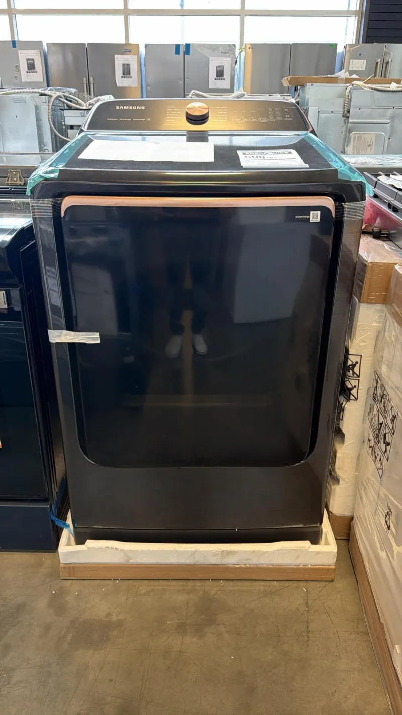 Samsung DVE54CG7550V Smart Electric Dryer – 7.4 Cu. Ft. Black Stainless Steel