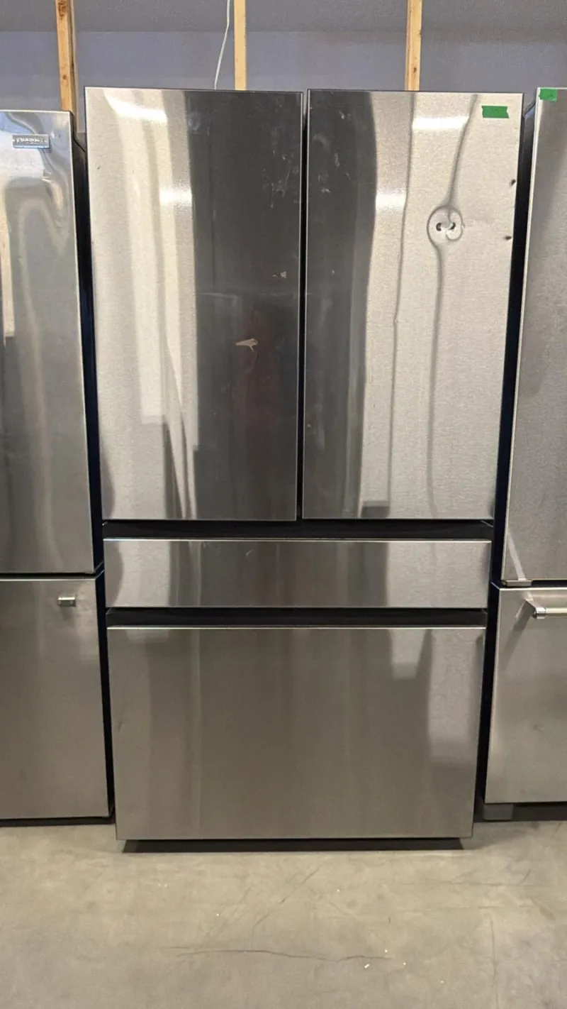 Samsung RF29BB8600QLAA BESPOKE 29 Cu. Ft. 4-Door French Door Refrigerator – Matte Black Steel