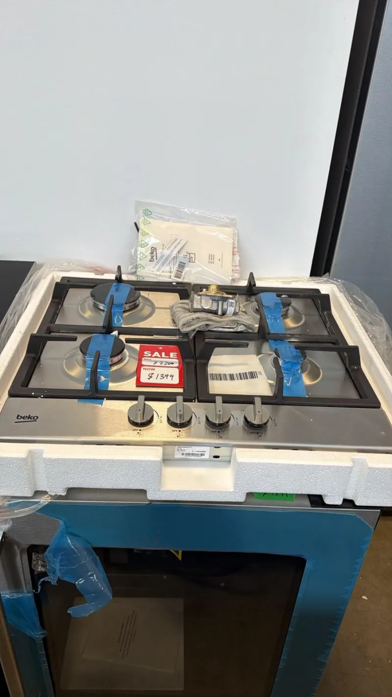 Beko 24” cooktop gas - Stainless Steel
