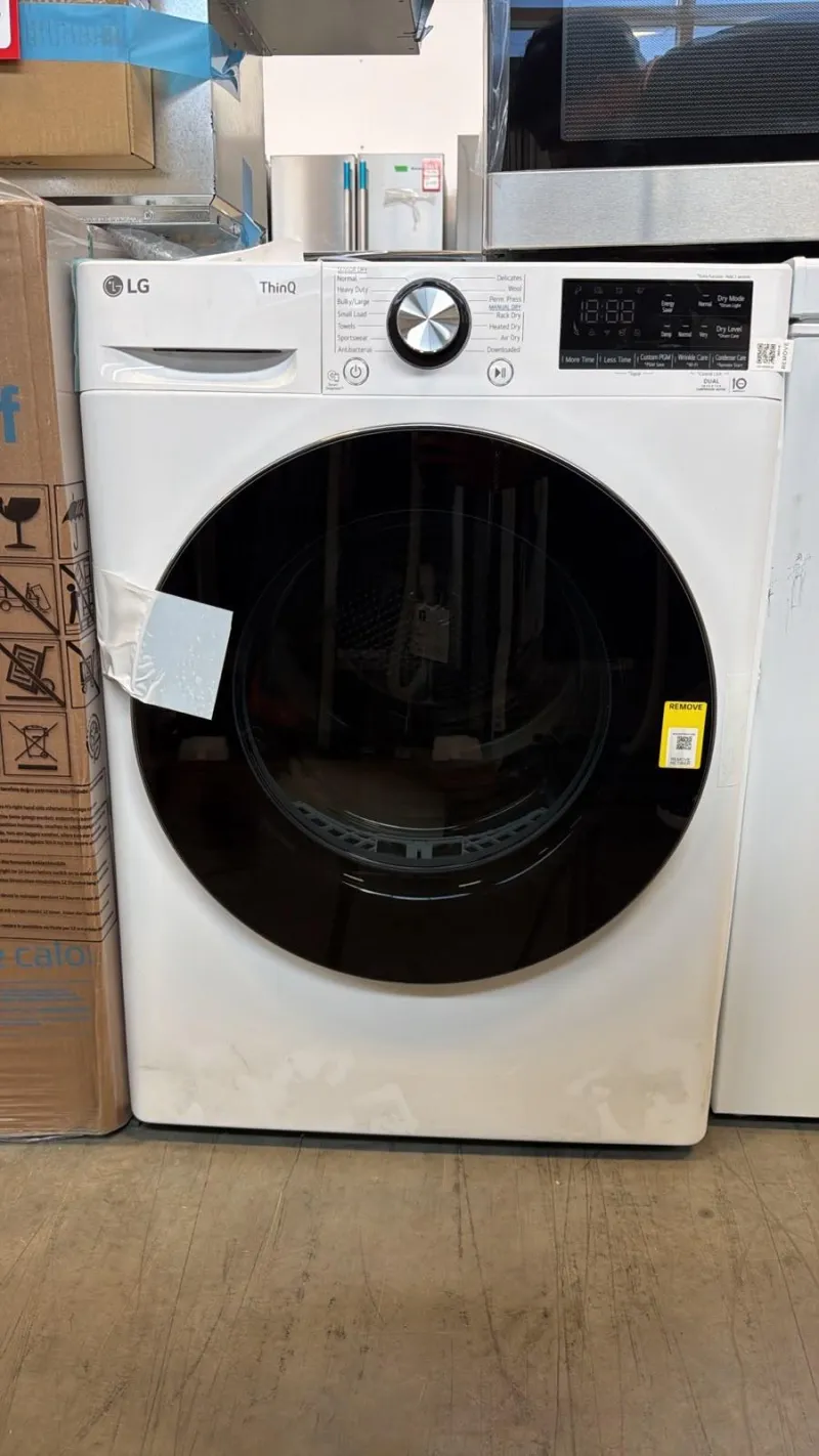 LG DLHC1455W – 4.2 Cu. Ft. Compact Heat Pump Ventless Dryer