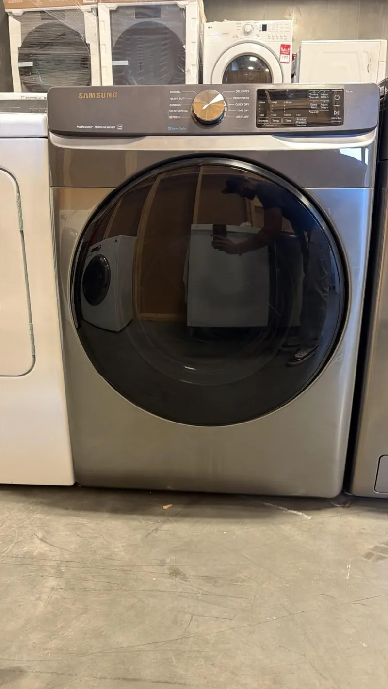 Samsung 7.5 Cu. Ft. Electric Dryer – DVE45T6100P – Steam Sanitize+