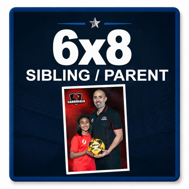 6 x 8 inch Portrait Sibling and Parent