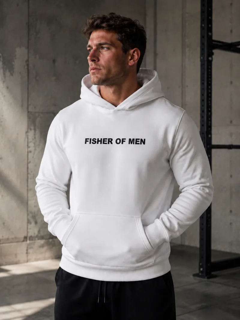 Fisher of Men White Hoodie