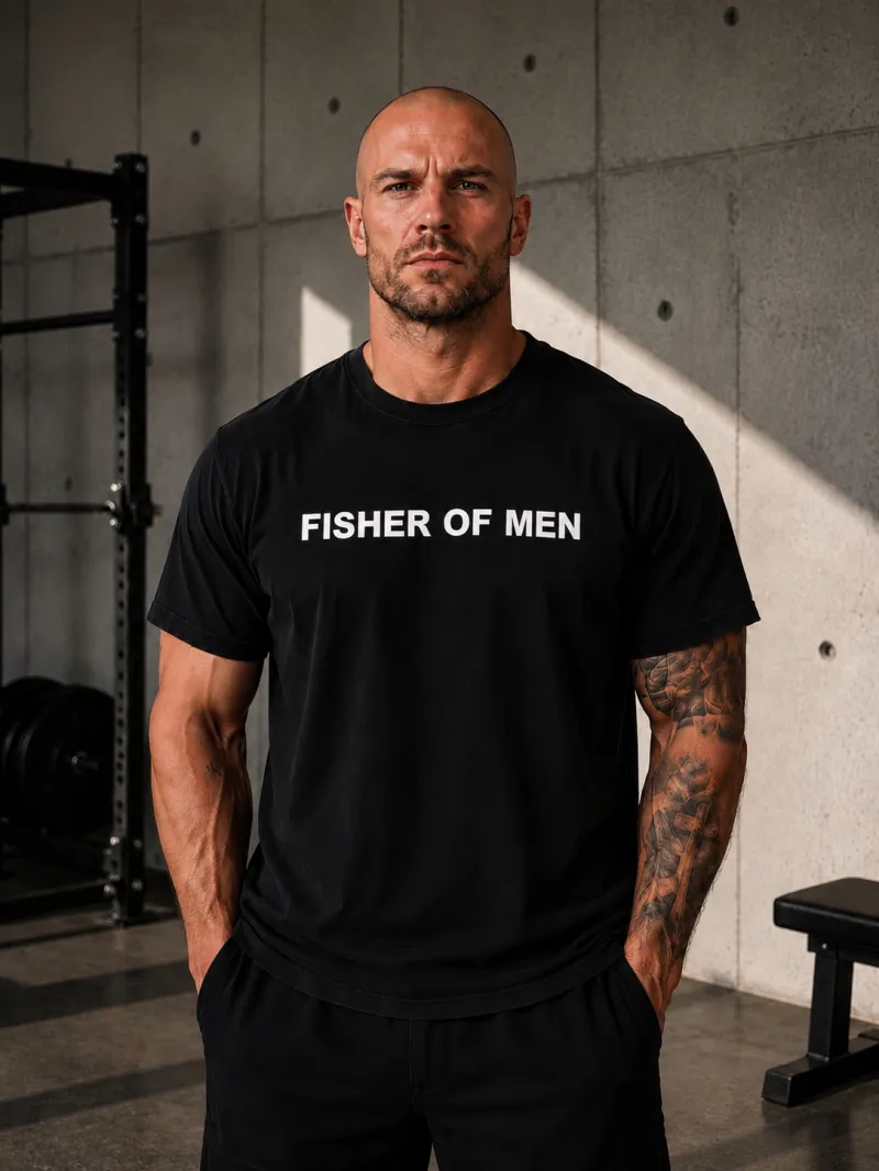 Fisher of Men Black Comfort Colors T-Shirt