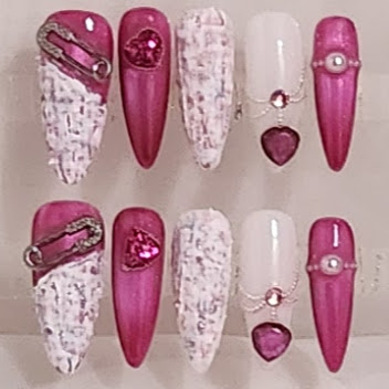 Heartbreaker Luxe | Handmade Press-On Nails