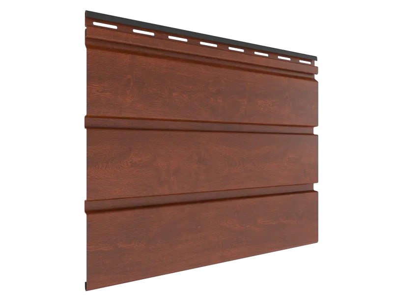 HS-IT1005-3-5.8M Indo Teak 印度柚木 / HISTRONG PVC Soffit Panel - Triple Column (5.8M)