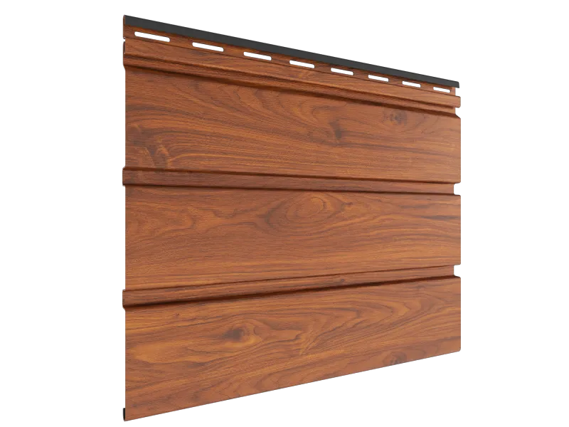 HS-DO1003-3-5.8M Dark Oak 暗橡 / HISTRONG PVC Soffit Panel - Triple Column (5.8M)