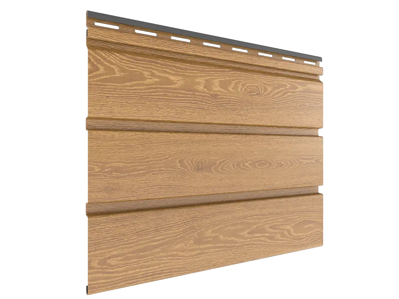 HS-GO1004-3-5.8M Golden Oak 金橡 / HISTRONG PVC Soffit Panel - Triple Column (5.8M)