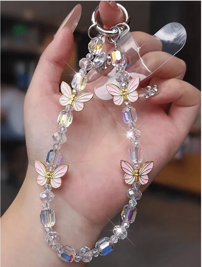 1pc Elegant Butterfly Mobile Phone Chain