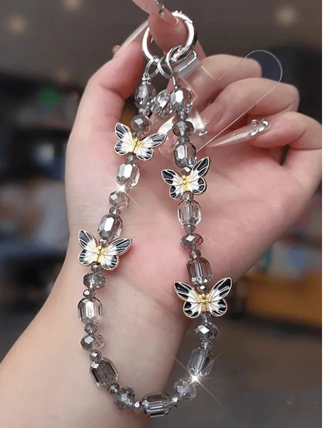 1pc Elegant Butterfly Mobile Phone Chain