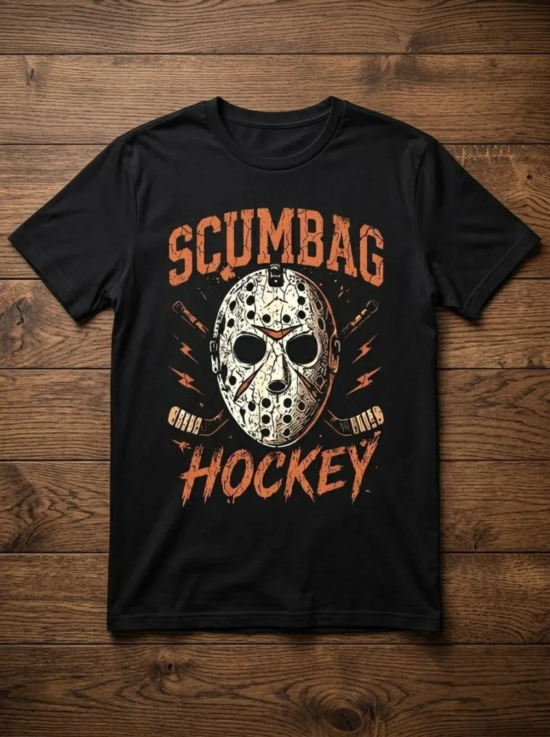 Scumbag Hockey T-Shirt | Funny Hockey Goon Shirt