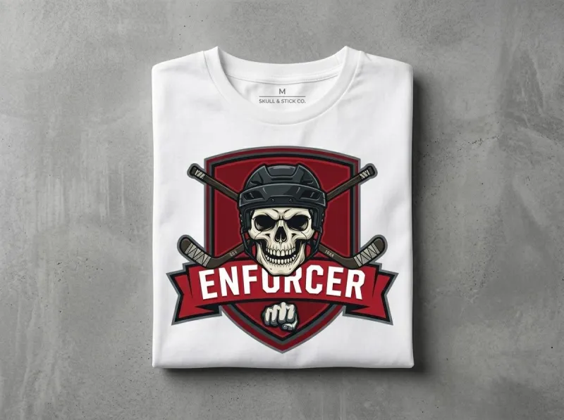 Hockey Enforcer T-Shirt | Funny Goon Hockey Shirt
