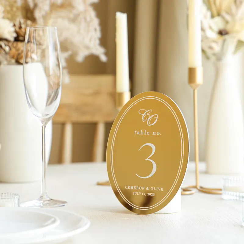 Table Numbers