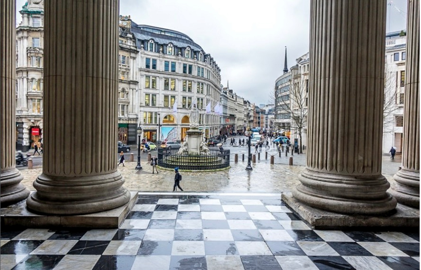 Steps at St Paul's Cathedral, London