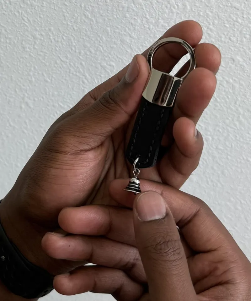 Handcrafted Bell Keychain