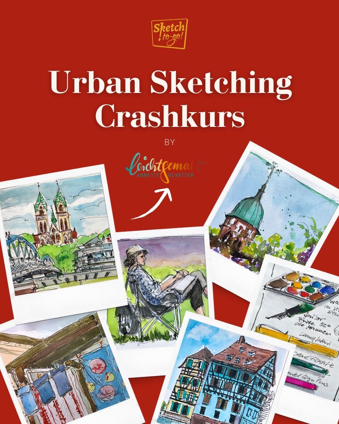 Bundle: Strich, Form, Farbe – fertig & Der Urban Sketching Crashkurs