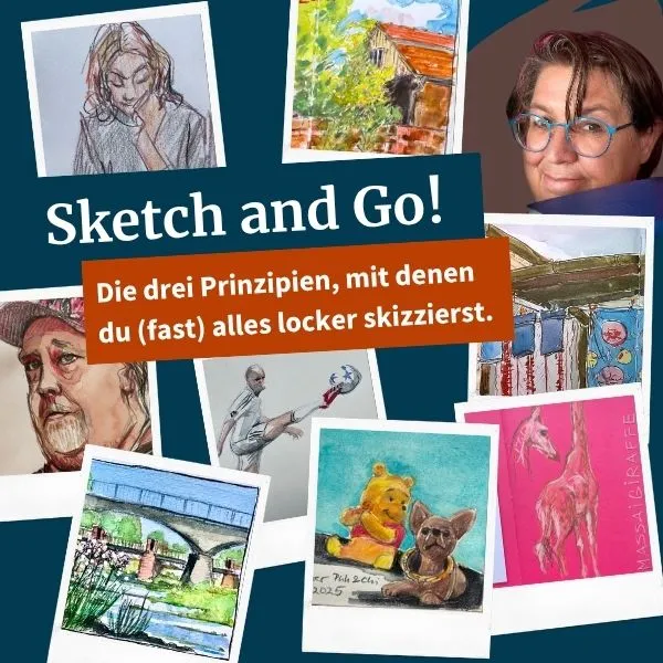 Sketch and Go! Die drei Prinzipien, mit denen du (fast) alles locker skizzierst.