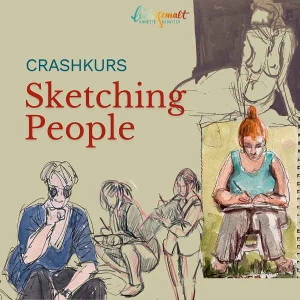 Der Crashkurs Sketching People – leichtgemalt!