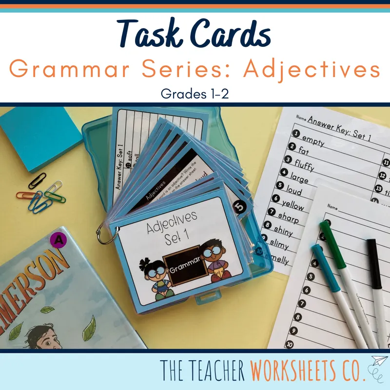 Adjective Task Cards