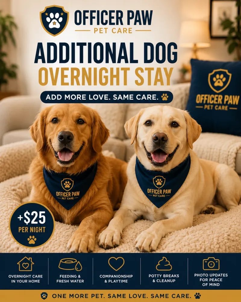 Additional Dog (Overnight Stay)