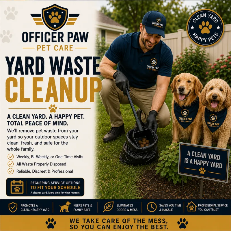 Additional Dog - Yard Cleanup