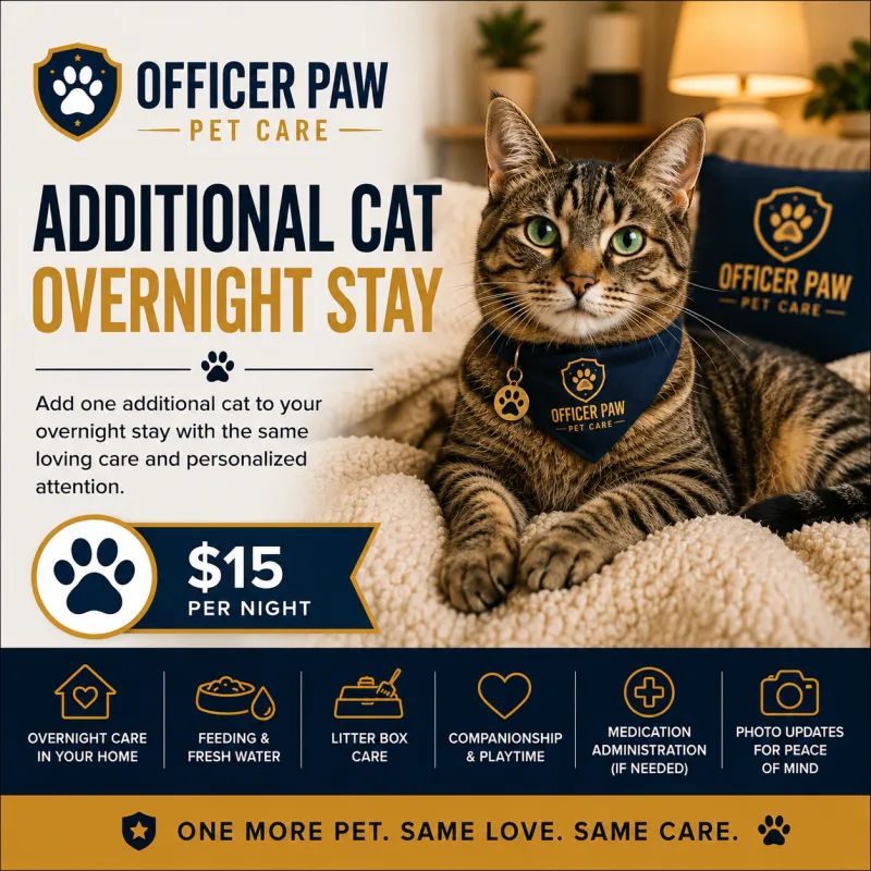 Additional Cat (Overnight Stay)