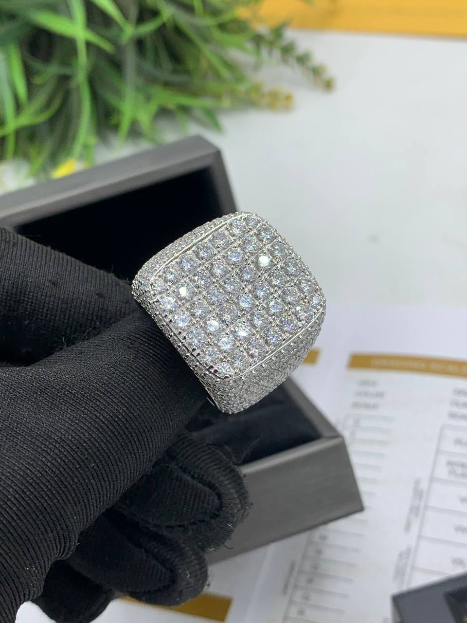 VVS Moissanite Diamond Men BussDown Ring 💎💎💎