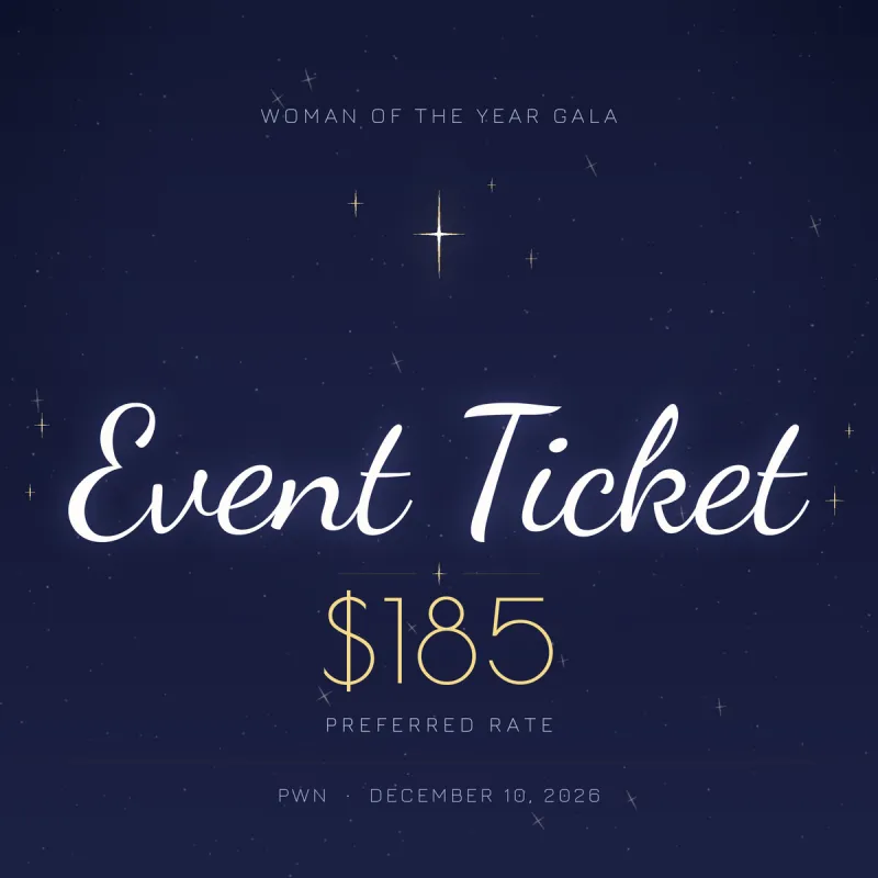 PWN Woman of the Year Event Ticket (preferred pricing)