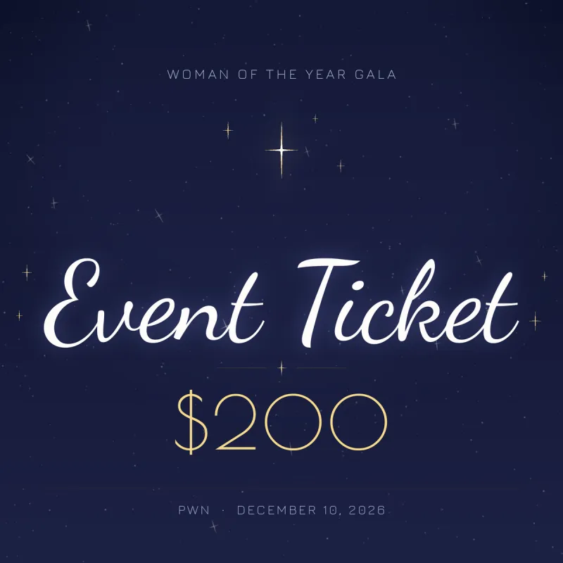 PWN Woman of the Year Event Ticket