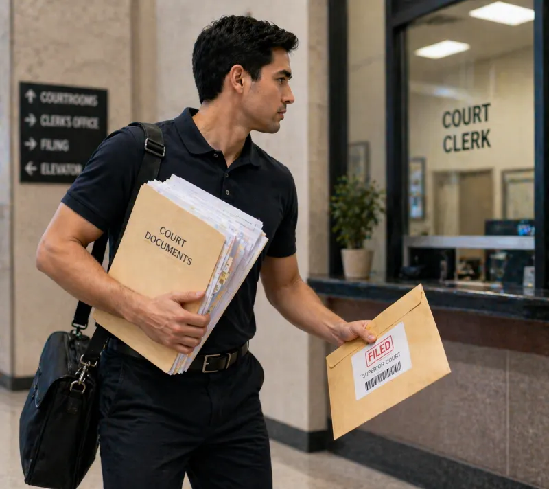 Court Document Running