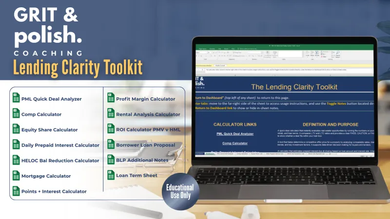 Lender Clarity Toolkit