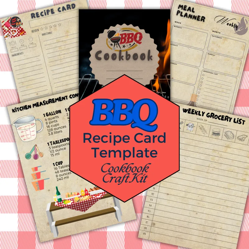 BBQ Cookbook Template