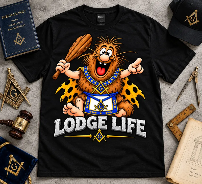 Lodge Life | Masonic Cartoon T-Shirt