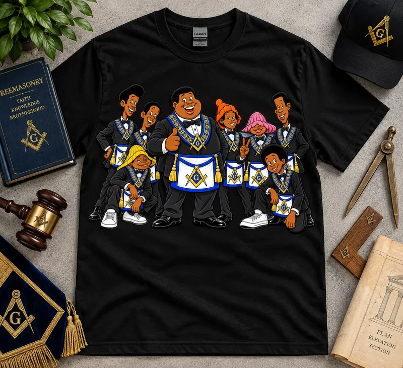 Friendly Brother | Masonic Cartoon T-Shirt