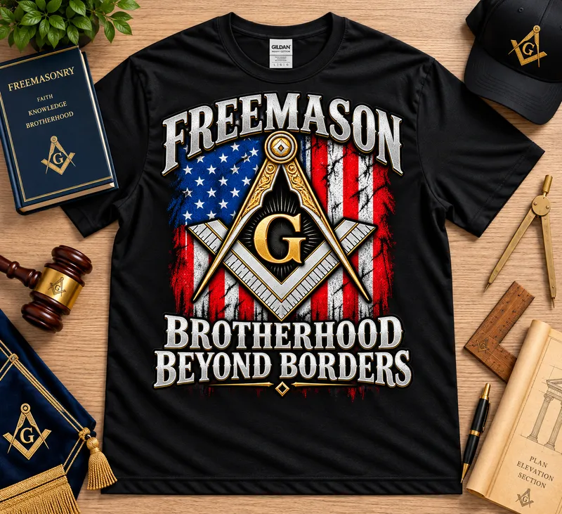 Brotherhood Beyond Borders – Masonic T-Shirt