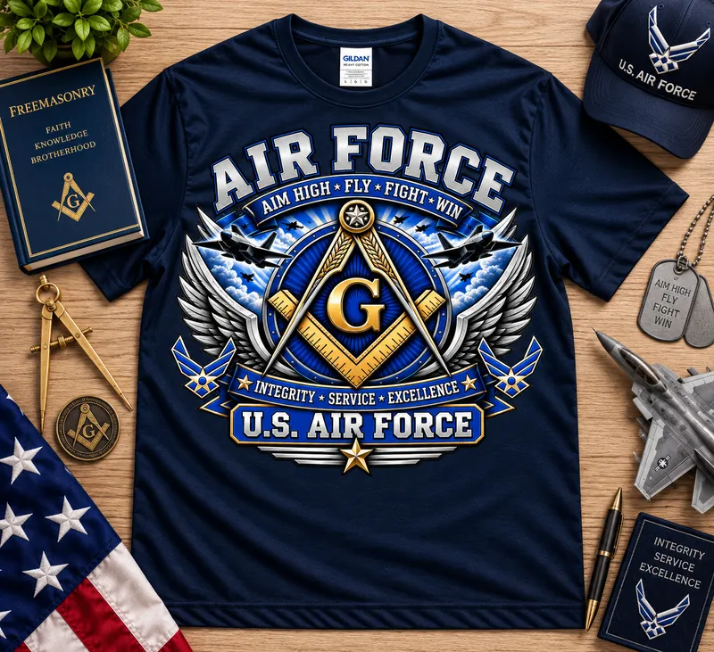 Air Force Mason – Masonic T-Shirt
