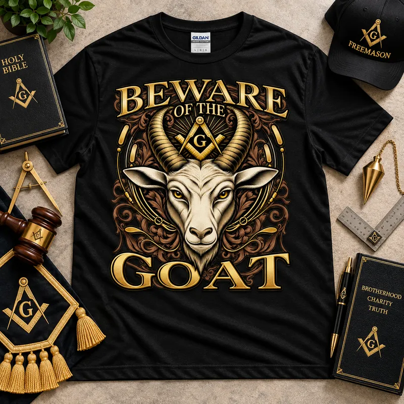 Beware the Goat – Masonic T-Shirt