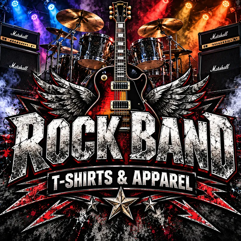 Rock Bands T-Shirts & Apparel