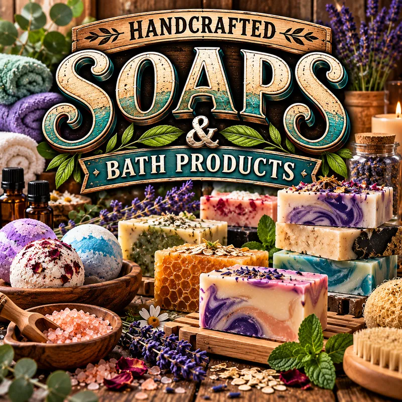 Handcrafted Soaps & Bath Products