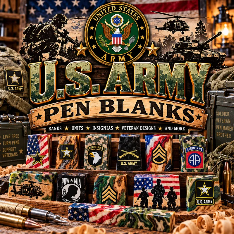 Army Pen Blanks