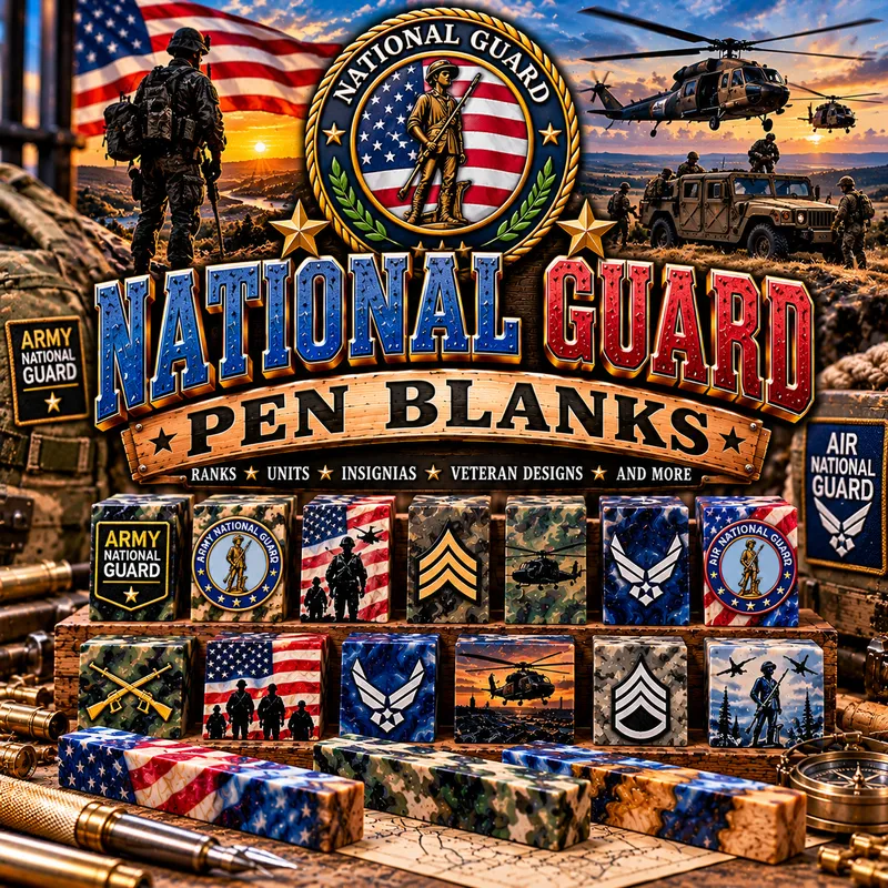 National Guard Pen Blanks