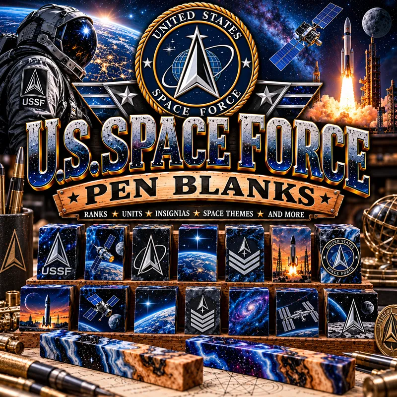 Space Force Pen Blanks