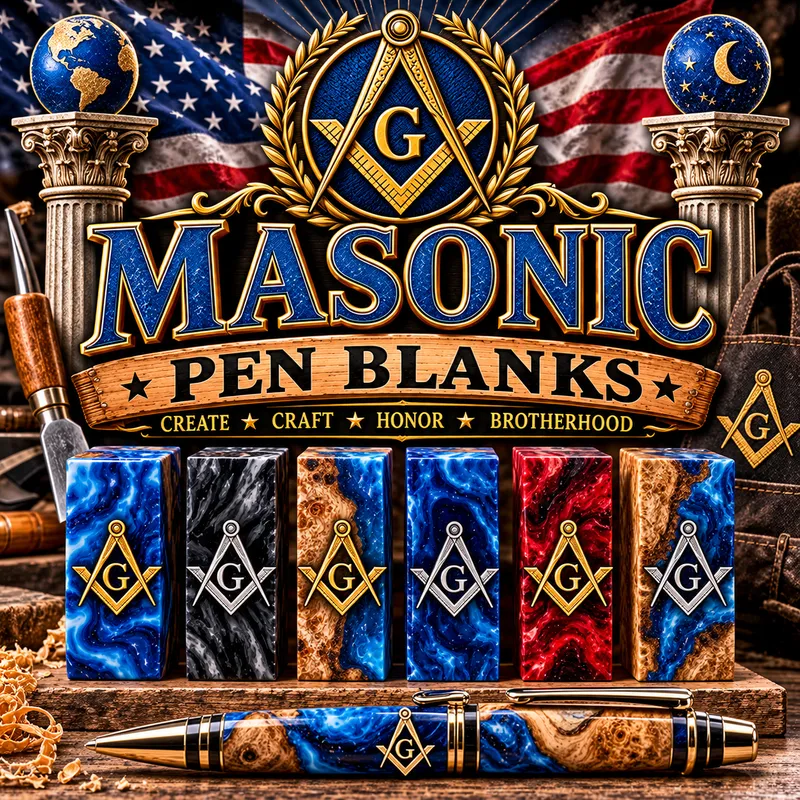 Masonic Pen Blanks