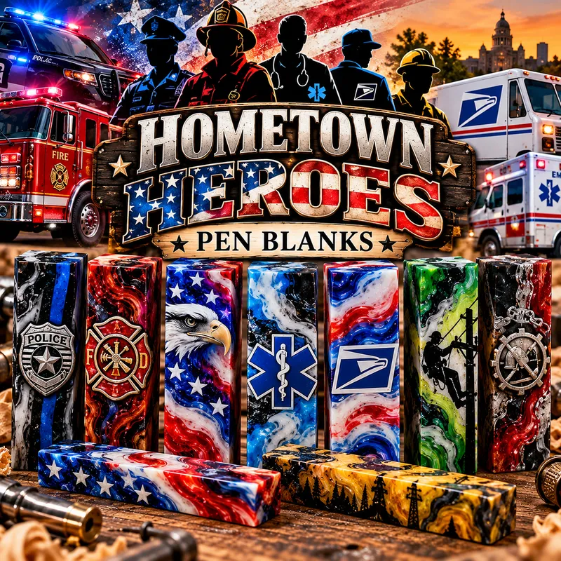 Hometown Heroes Pen Blanks