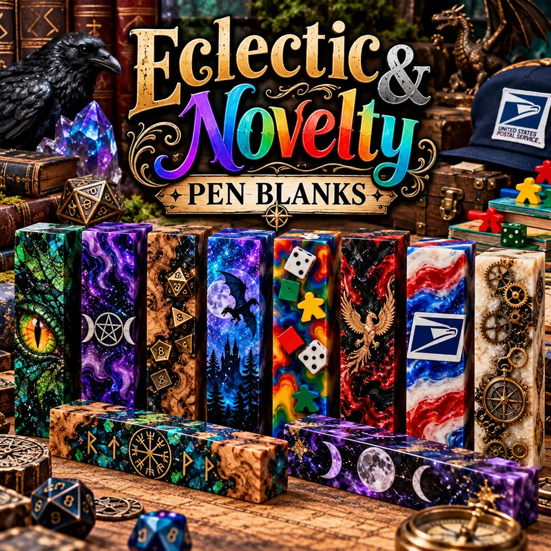 Eclectic & Novelty Pen Blanks
